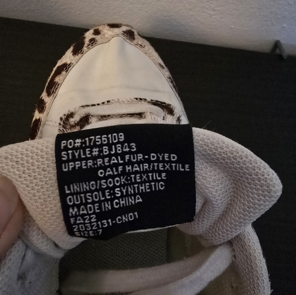 J. Crew Cream and Brown Leopard Print Sneakers - Picture 8 of 10